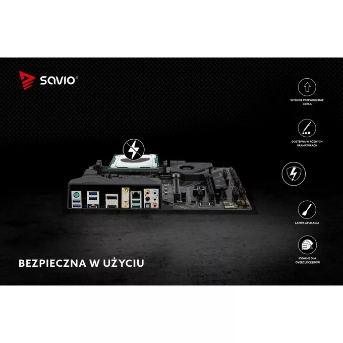 Savio Pasta termoprzewodząca 14,5W/m-K 1g TG-04