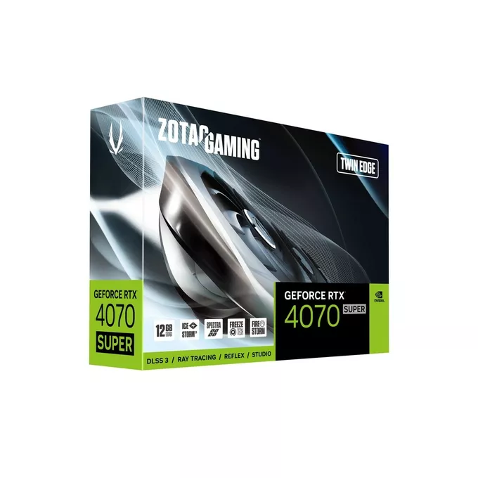 ZOTAC Karta graficzna GeForce RTX 4070 SUPER TWIN EDGE 12GB GDDRX6 192bit 3DP