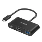 Anker USB-C Hub 3w1 4K HDMI szary