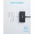 Anker USB-C Hub 3w1 4K HDMI szary