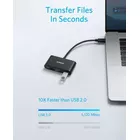 Anker USB-C Hub 3w1 4K HDMI szary