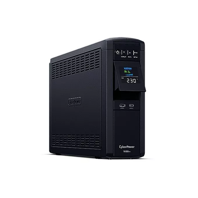 CyberPower Zasilacz awaryjny UPS CP1600EPFCLCD 1600VA/1000W AVR/LCD/6xSchuko