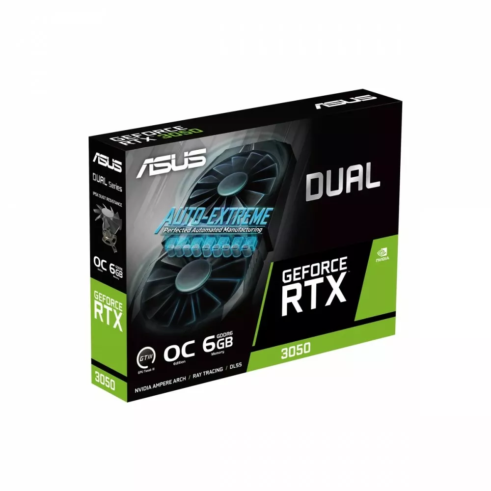 【新品未開封】ASUS DUAL GeForce RTX 3050 OC 6GB ASUS Dual GeForce RTX™ 3050 OC Edition 6GB GDDR6