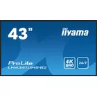 IIYAMA Monitor ProLite LH4341UHS-B2 42.5 cala 24/7,500cd,4K,IPS,3xHDMI