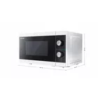 Sharp Kuchenka mikrofalowa YC-MS01E-W