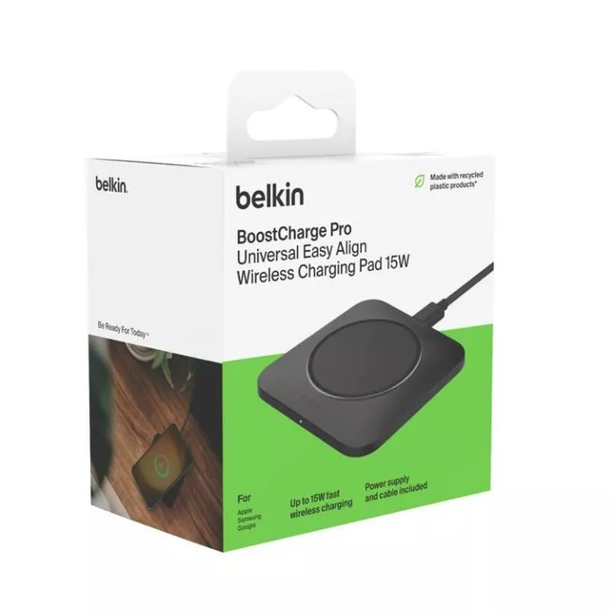 Belkin Podkładka ładująca bezprzewodowa BoostCharge Qi 15W czarna