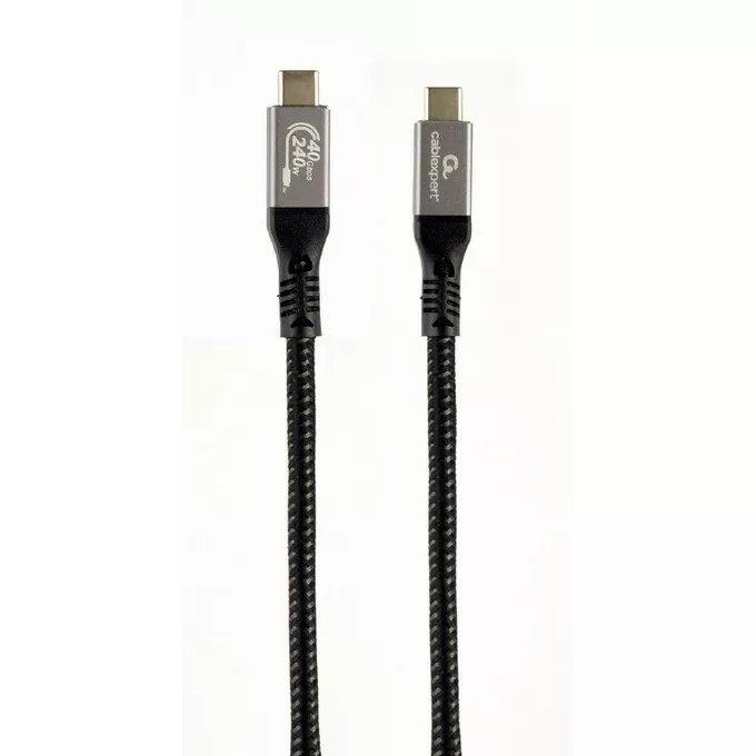 Gembird Kabel Premium USB-C Type 4 40 Gbps 240W 1.5M