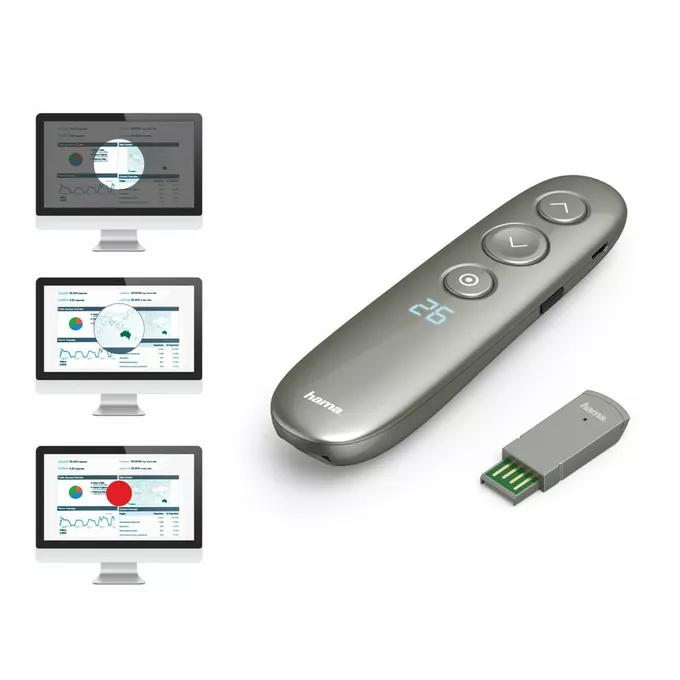 Hama Wskaźnik cyfrowo-laserowy Spot-pointer
