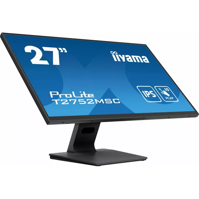 IIYAMA Monitor 27 cali T2752MSC-B1 10 PKT. POJ,IPS,HDMI,DP,2x2USB(3.2),2x1W400cd/m2,7H,