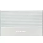 Qoltec Obudowa | Kieszeń na dysk SSD HDD 2.5 cala| SATA | USB 3.0 | Super  speed 5Gb/s | 2TB | Srebrna