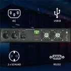 Qoltec Zasilacz awaryjny UPS do RACK | 3kVA | 3000W | Power Factor 1.0 |LCD | On-line