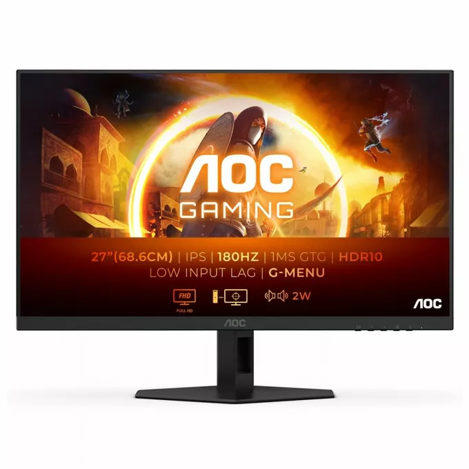 AOC Monitor 27G4XE 27 cali IPS 180Hz HDMIx2 DP Głośniki