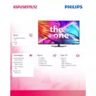 Philips Telewizor 65 cali LED 65PUS8919/12