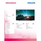 Philips Telewizor LED 50 cali 50PUS7609/12