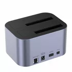 Unitek Stacja dokująca 2x SATA 2,5/ 3,5; CLONE; 5 Gbps