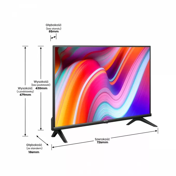 Hisense Telewizor LED 32 cale 32A4K