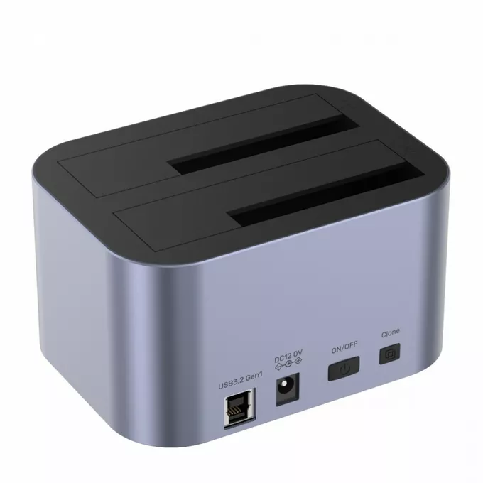 Unitek Stacja dokująca 2x SATA 2,5/ 3,5; CLONE; 5 Gbps