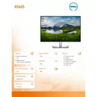 Dell Monitor P2425 24 cale IPS 16:10 WUXGA/HDMI/USBC/DP/VGA/USB/3Y