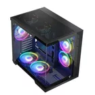 MODECOM Obudowa komputerowa Volcano Panorama APEX ARGB 3F MIDI szara