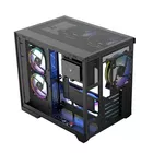 MODECOM Obudowa komputerowa Volcano Panorama APEX ARGB 3F MIDI szara