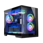 MODECOM Obudowa komputerowa Volcano Panorama APEX ARGB 3F MIDI szara