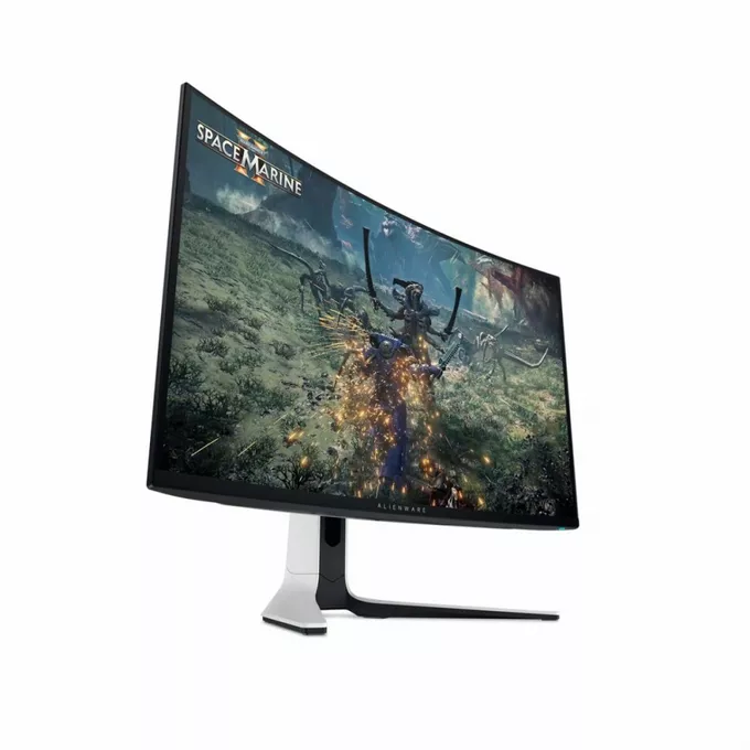 Dell Monitor AW3225QF 31.6 cala Curved NVIDIA G-Sync Compatible 240Hz OLED  4K (3840x2160)/16:9/2xHDMI/5xUSB 3.2/3Y AES&amp;PPE