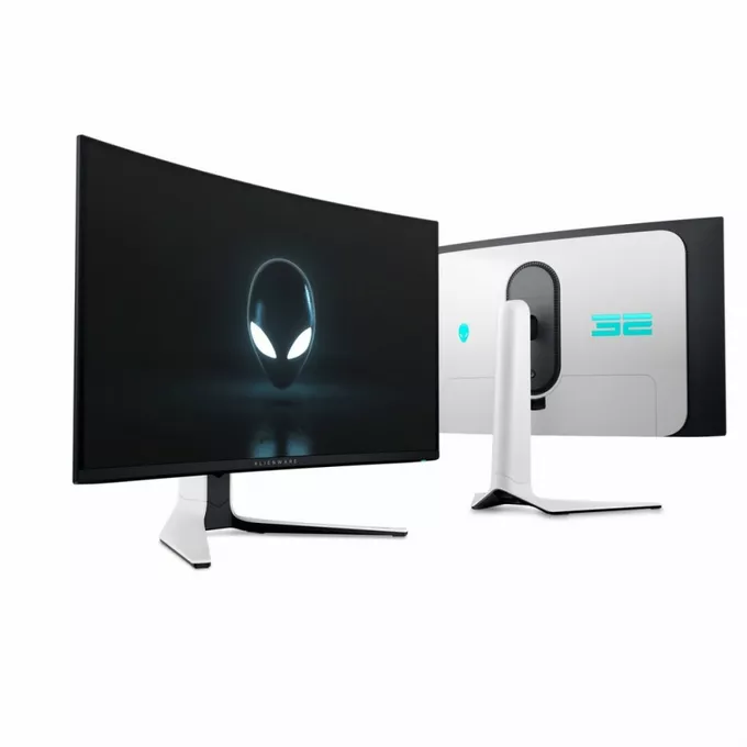 Dell Monitor AW3225QF 31.6 cala Curved NVIDIA G-Sync Compatible 240Hz OLED  4K (3840x2160)/16:9/2xHDMI/5xUSB 3.2/3Y AES&amp;PPE