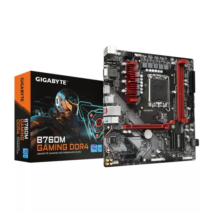 Gigabyte Płyta główna B760M GAMING  DDR4 s1700 2DDR4 DP/HDMI mATX