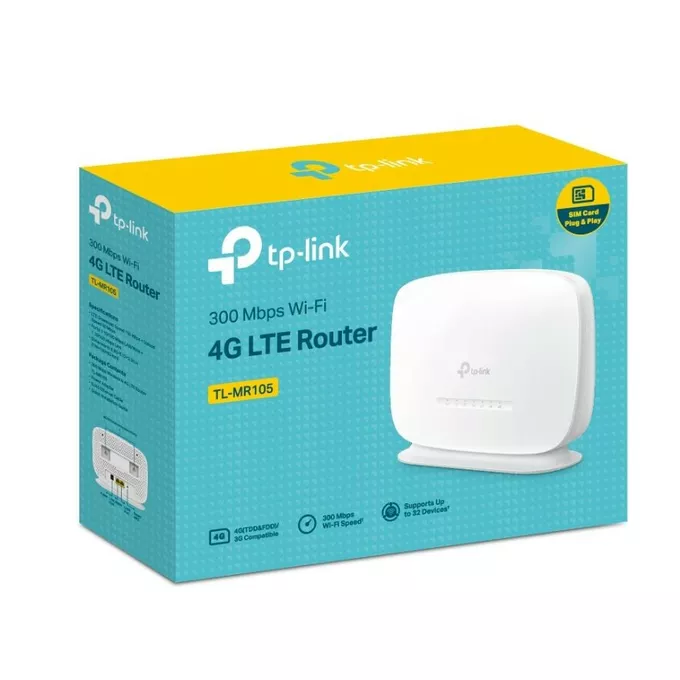 TP-LINK Router Archer MR105 4G LTE N300