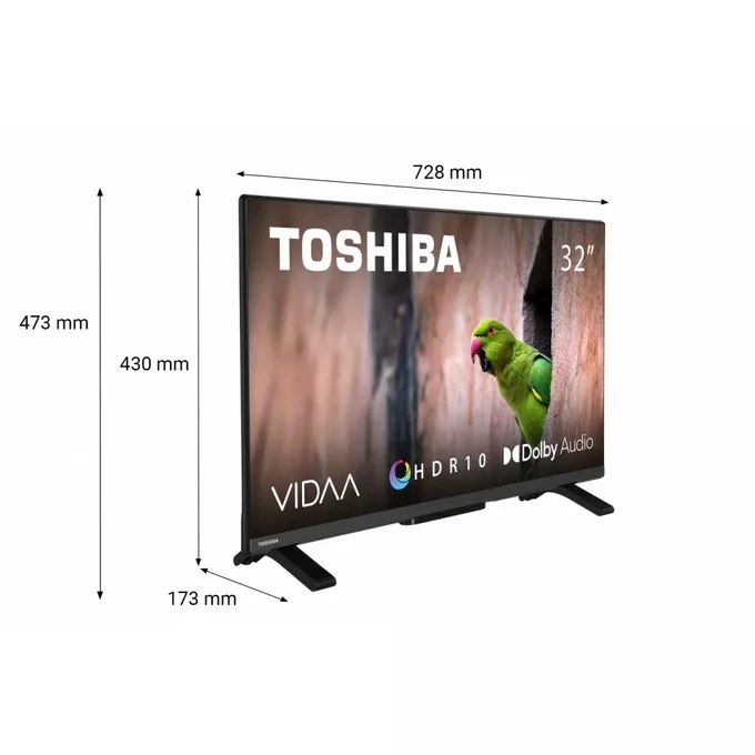 Toshiba Telewizor LED 32 cale 32WV2E63DG