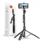 CRONG Aluminiowy selfie stick Bluetooth tripod