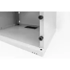 Digitus Szafa sieciowa wisząca 19&quot; 4U, SOHO 241 x 540 x 400 mm, nośność 60kg, drzwi szyba, niezłożona, Szara