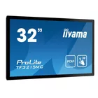 IIYAMA Monitor dotykowy 32 cale TF3215MC-B2 POJ.30PKT.VA.VGA.HDMI.DP.500cd/m2.3000:1/8ms.24/7.7H.IP65(front).PION/POZIOM.200x200mm(vesa)