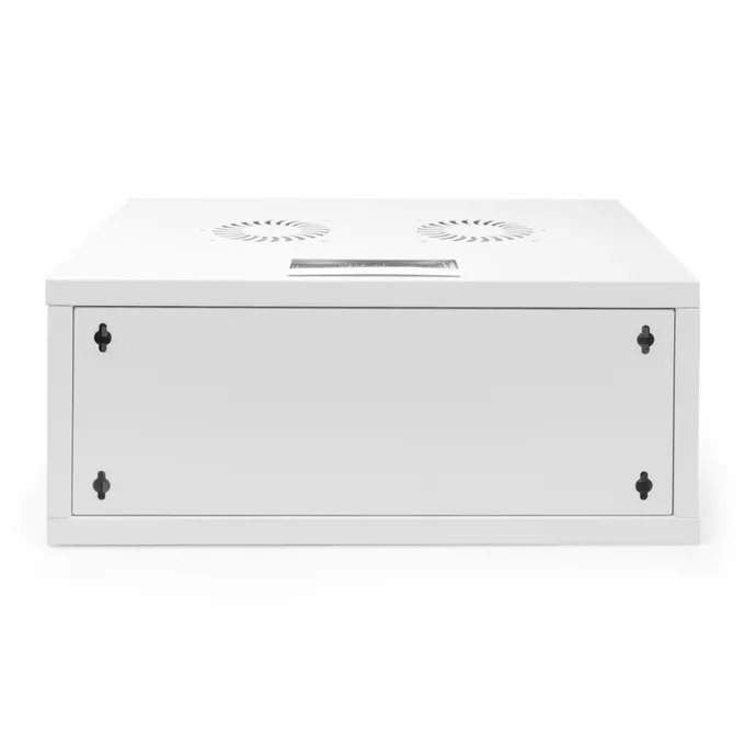 Digitus Szafa sieciowa wisząca 19&quot; 4U, SOHO 241 x 540 x 400 mm, nośność 60kg, drzwi szyba, niezłożona, Szara