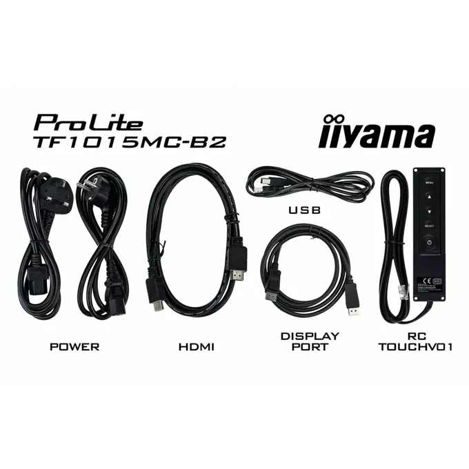 IIYAMA Monitor 10 cali TF1015MC-B3 POJ.10PKT, PIANKA, HDMI, DP