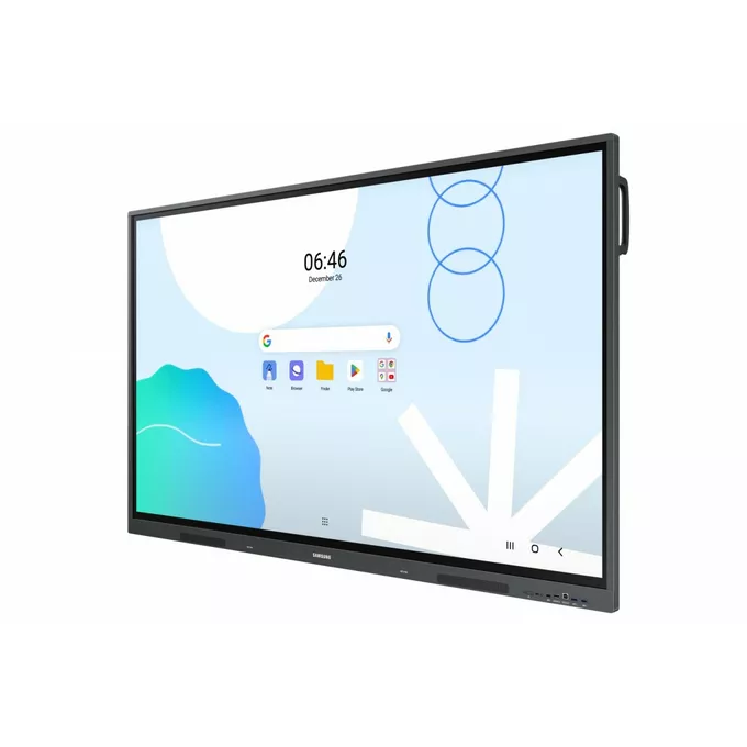 Samsung Monitor interaktywny WA85D 85 cali Dotykowy 16h/7 400(cd/m2) 3840x2160 (UHD) Android 13 3xHDMI 5xUSB 1xRJ45 WiFi/BT 3 lata d2d (LH86WADWLGCXEN)