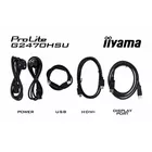 IIYAMA Monitor G-Master 23.8 cala G2470HSU-B6 0.2ms,IPS,DP,HDMI,180Hz