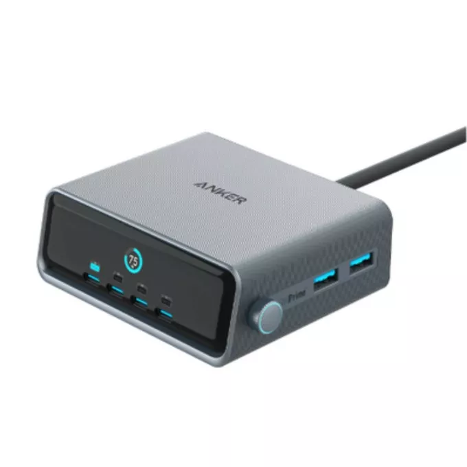 Anker Ładowarka Prime 250W 4xUSB-C 2xUSB-A Czarna