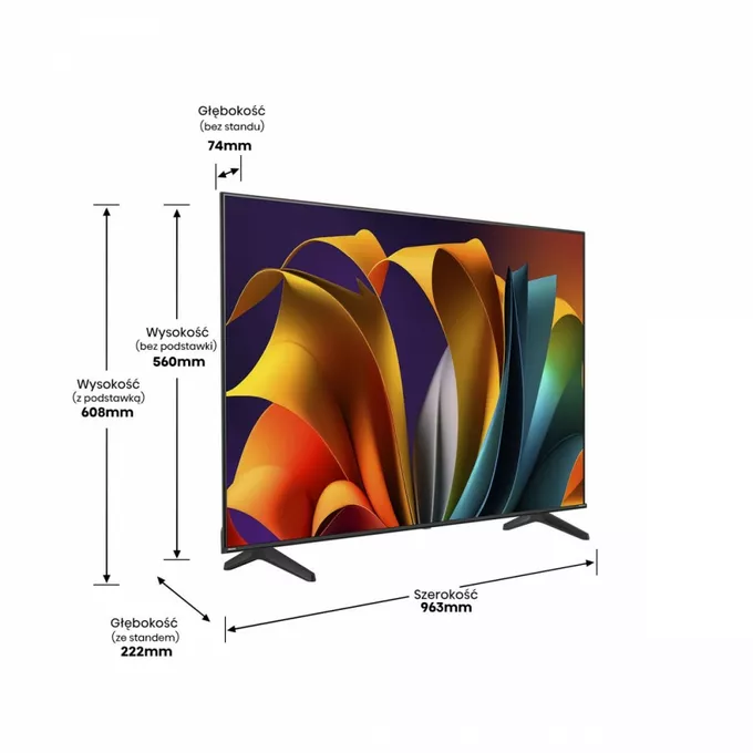 Hisense Telewizor LED 43 cale 43A6N