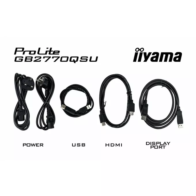 IIYAMA Monitor 27 cali GB2770QSU-B6 0.2ms,IPS,DP,HDMI,180Hz