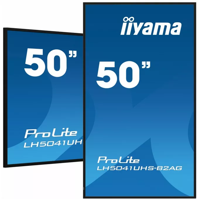 IIYAMA Monitor 50 cali LH5041UHS-B2 VA,4K,24/7,LAN,USB,HDMI