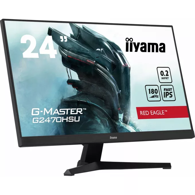 IIYAMA Monitor G-Master 23.8 cala G2470HSU-B6 0.2ms,IPS,DP,HDMI,180Hz