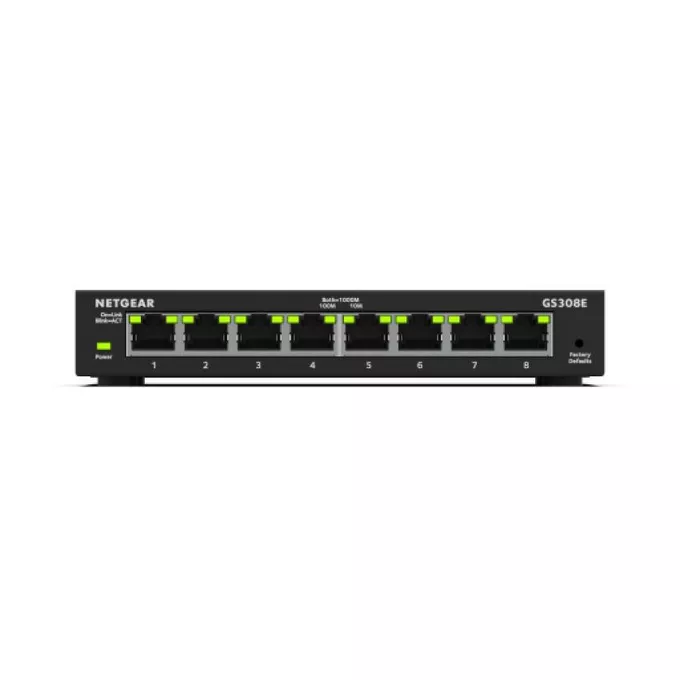 Netgear Przełącznik zarządzalny GS308E Switch 8xGE