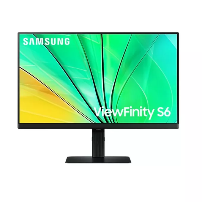 Samsung Monitor 24 cale ViewFinity S60D IPS 2560x1440 WQHD 16:9 1xHDMI 1xDP 3xUSB 3.0 5ms PinP/PbyP 100Hz HAS+PIV płaski 3YOn-Site