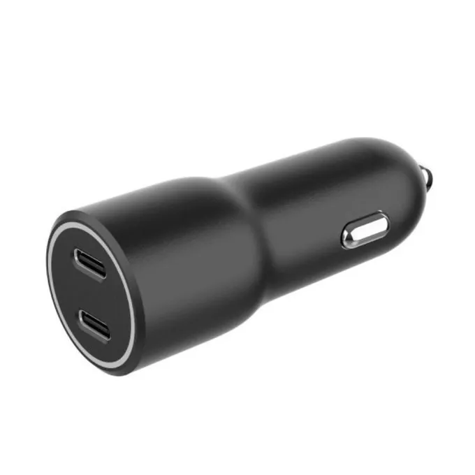 Gembird Ładowarka samochodowa 2xUSB-C PD 40W czarna