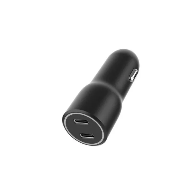 Gembird Ładowarka samochodowa 2xUSB-C PD 40W czarna