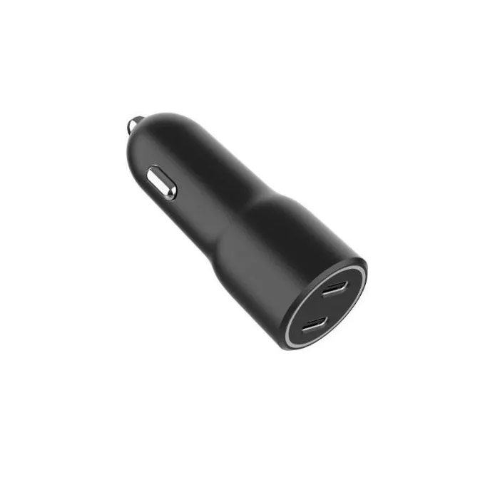 Gembird Ładowarka samochodowa 2xUSB-C PD 40W czarna