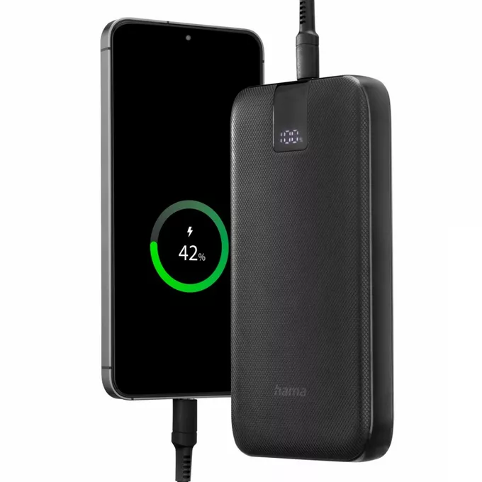Hama Power pack PD 10000 mAh Antracyt