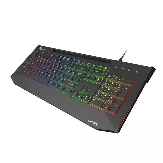 Natec Klawiatura Genesis Lith 400 podświetlenie RGB X-Scissor