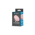 Natec Mysz bezprzewodowa Stork 1600 DPI Różowa
